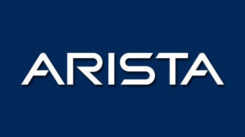 A blue background with the word arista written in white.