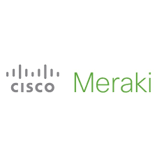 A logo of cisco and meraki